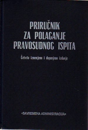 Priručnik za polaganje pravosudnog ispita