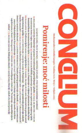 Concilium: godina XLIX