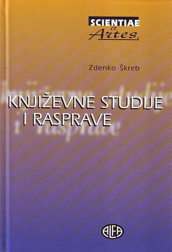 Zdenko Škreb - Književne studije i rasprave