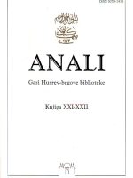 Anali Gazi Husrev-begove biblioteke (knjiga XXI-XXII)