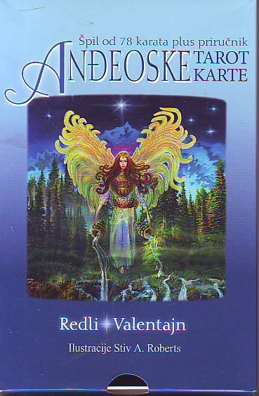 Redli Valentajn - Anđeoske Tarot karte; 78 karata + knjiga